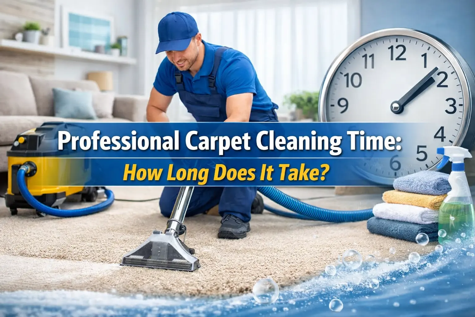 professional carpet cleaning time